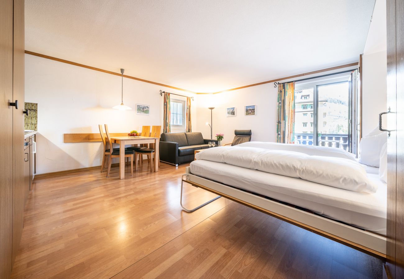 Studio in Vulpera - 4306 Liebevolle 1,5-Zimmer-Wohnung mit Balkon und traumhaftem Ausblick