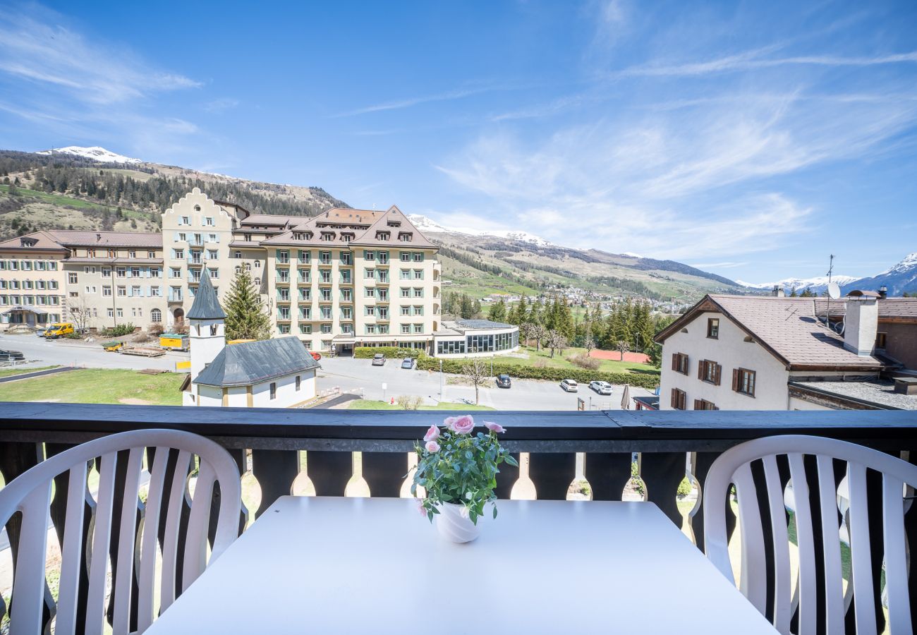 Studio in Vulpera - 4306 Liebevolle 1,5-Zimmer-Wohnung mit Balkon und traumhaftem Ausblick