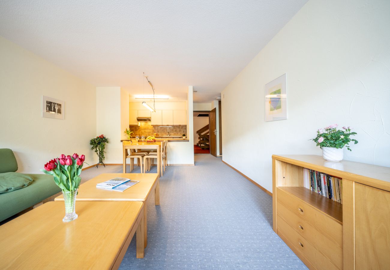 Ferienwohnung in Vulpera - PL202 lichtdurchflutete Wohnung mit grosser Terrasse mit Blick Richtung Scuol